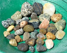 Raw Surf Tumbled Beach Rocks Natural PNW stones Tumbler Ready 3 lbs crafts Lot D