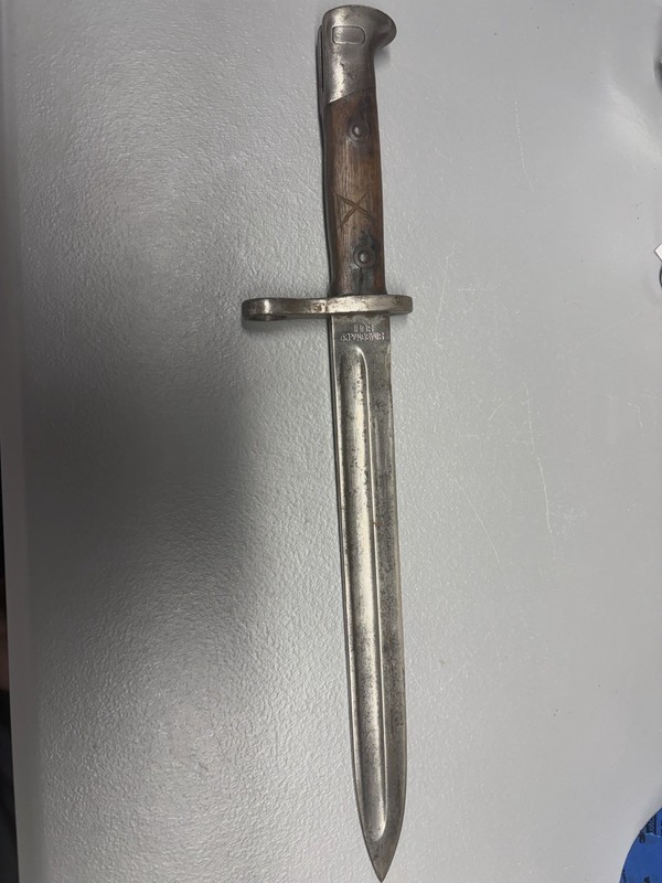 Vintage WWI German M1895 Simson & Co Suhl Bayonet