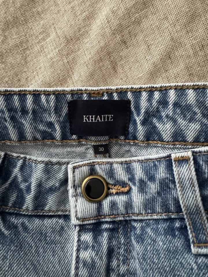 Khaite Abigail Women’s Blue Denim Straight Leg Jeans Size 30 - image 4 of 4