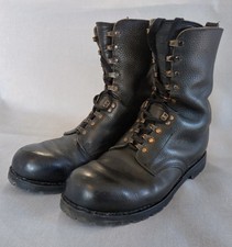 Vintage Original Bundeswehr BW Kampfstiefel Springerstiefel Leder G 45