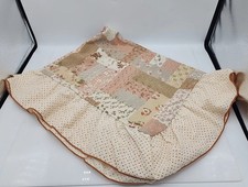Vintage 70s Cannon Monticello Large Pillow Sham Quilt Print Pattern Cottagecore