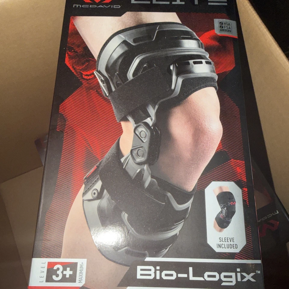 Rodillera McDavid elite 4200 bio logix nivel 3+ talla X-grande derecha 15,25-16,25 Foto 4 de 4