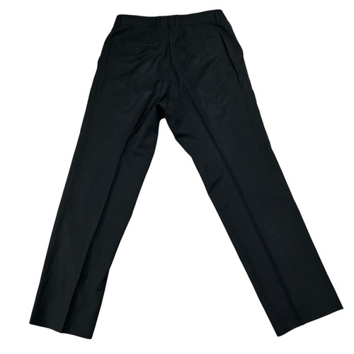 Hugo Boss Super 100 Suit Men's 40R Pants 32X30 Black Wool USA Made (Flaws) - Picture 5 of 17