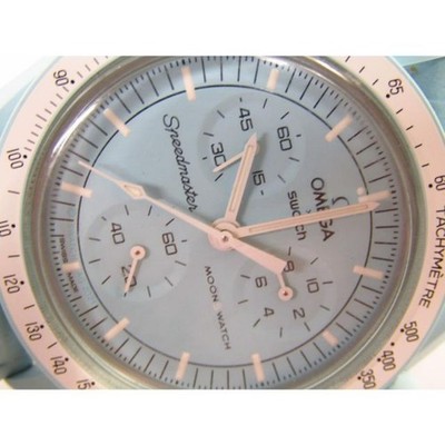 OMEGA x Swatch Speedmaster Bioceramic ''Mission to Uranus'' SO33L100 Quarz Herren