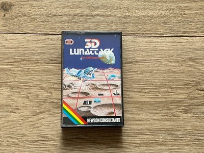 3D LUNATTACK (HEWSON) ZX Spectrum Kassette - getestet/funktionstüchtig