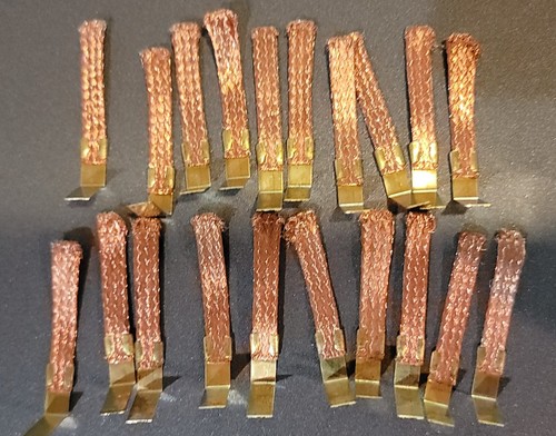 1/24 & 1/32 Slot Car SHOES PICKUPS 10PR ORIG NOS NEW HTF RARE BRAIDED COPPER