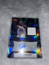 2024-25 Desmond Bane AUTO & Game Worn Jersey Card /99 Panini Select NBA