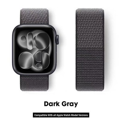 Nylon Sport Loop Band for 40/44/41/45/42/46mm Apple Watch 11 10 9 8 7 6 5 4 SE 3
