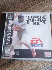 Triple Play 98 PS1 PlayStation Black Label CIB Complete EA Sports MLB
