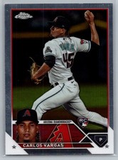 2023 Topps Chrome Update Carlos Vargas #USC162 Arizona Diamondbacks