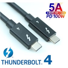 Startech TBLT4MM1M 3FT THUNDERBOLT 4 CABLE - INTEL-CERTIFIED 40GBPS 100W PD