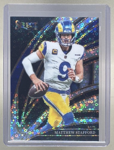 Matthew Stafford 2024 Panini Select #182 Disco Prizm Premier