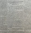 antique newspaper 1808 New-York Evening Post  With Slave Adds — photo 5