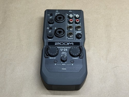 Zoom U-24 Handy Audio Interface 2x4 USB Audio/MIDI Interface Portable Recorder