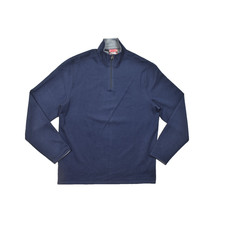 Johnston  Murphy XC4 Reversible 1/4 Zip Sweater 2XL Blue Grey Extreme Comfort