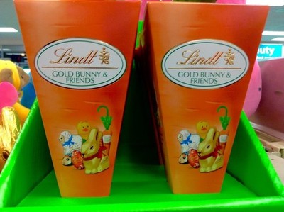 Lindt GOLD BUNNY and Friends Carrot Box 3.7 oz(pack of 2)