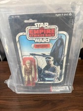 STAR WARS ESB 1980 Kenner HOTH REBEL SOLDIER 31 BACK B AFA 80 Molded Boot Clear