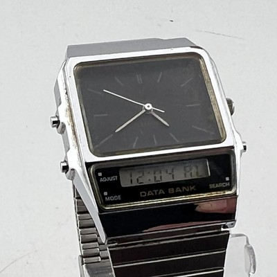 Casio AB-100 Analog Digital Data Bank Watch Module 344 Japan FOR