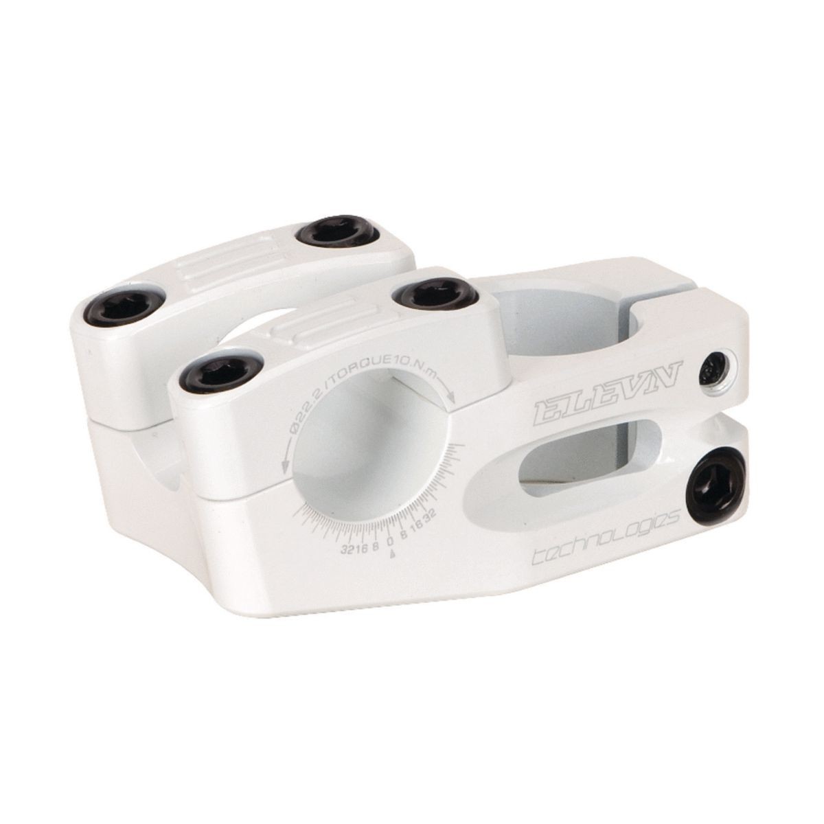 Potence BMX ELEVN 1 pouce Mini Junior blanche de 38 mm