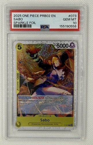Sabo graded PSA 10 for sale on eBay