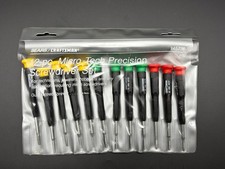 Nos Sears Craftsman Usa Made 12pc Micro-tech Precision Screwdriver Set 45736