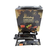 Diblong Power Honey & Ginseng Herbal Sachets 12x15g Natural Energy Blend Vegan