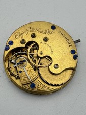 Vintage Elgin 6s 11J Grade 94 Pocket Watch Movement For Parts Or Repair