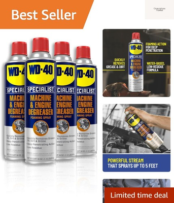 #ad Machine amp; Engine Degreaser Foaming Spray 18 OZ 4 Pack $67.99