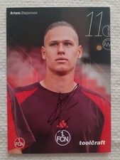 Autogrammkarte Artem Stepanov 1. FC Nürnberg Saison 2025/2026