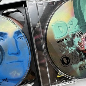 D2 [Sega Dreamcast, 2000]  Four-Disc Set Complete w/ Manual CLEAN DISCS Tested