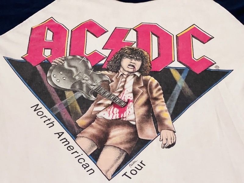 Authentic Vintage AC⚡️DC 1981 North American Tour Shirt Small Rock 🎸🤘 Single