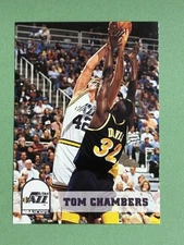 Tom Chambers 1993-94 Hoops Utah Jazz #412   R13