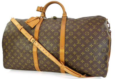 Echte Louis Vuitton Keepall Bandouliere 60 Monogramm Canvas Seesack #62179