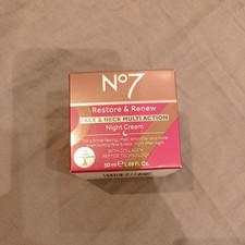 No7 Restore and Renew Face & Neck Multi Action Night Cream- 50ml