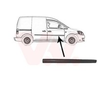 VAN Wezel Zier Schutzleiste TüR Vorne Rechts FüR VW Caddy III Kombi 2KB 5867404