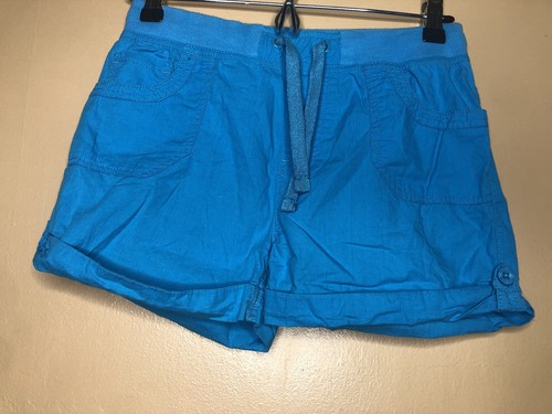 Real Love Girl's Size 14 Shorts Drawstring French Terry Blue - Picture 2 of 12
