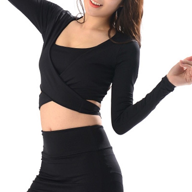 Belleap Rash Guard Womens Crop Top Long Sleeve Swimwear UV Protection 0523 | eBay