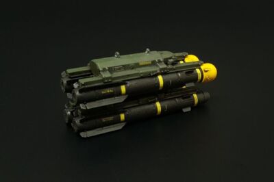 Brengun BRL48153 1/48 AGM-114 Hellfire Resin air to ground missiles 8pcs 2 racks