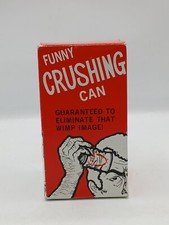 FUNNY CRUSHING LATTINA SCRASH LIGHT BEER scherzo carnevale vintage 80's new