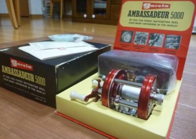Abu Garcia Ambassadeur No, 5000 red Reel Ship From Japan ddp | eBay