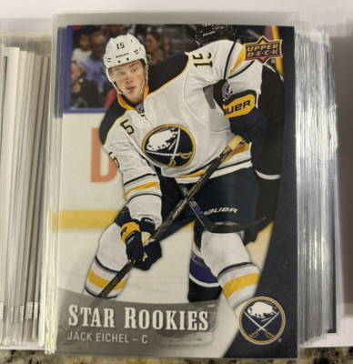 JACK EICHEL 2015/16 Upper Deck STAR ROOKIES #25 ROOKIE CARD!