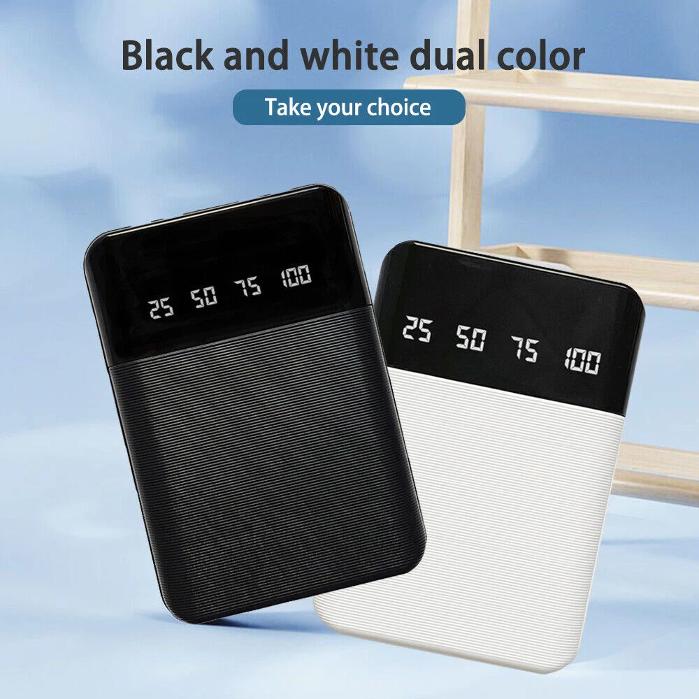 Durable Power Bank Case with Charger Battery Box for Smartphones