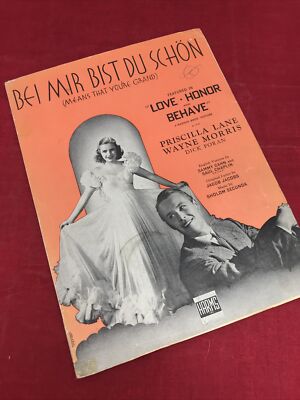 Bei Mir Bist Du Schon Means That You're Grand PRISCILLA LANE & Wayne Morris 1937