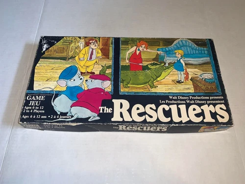 Vintage 1977 THE RESCUERS Board Game Parker Bros IN EXCELLENT CONDITION