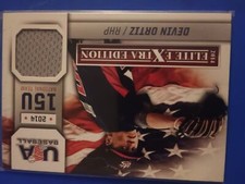 2014 Panini Elite Extra Edition #16 Devin Ortiz USA Baseball 15U Game Jerseys