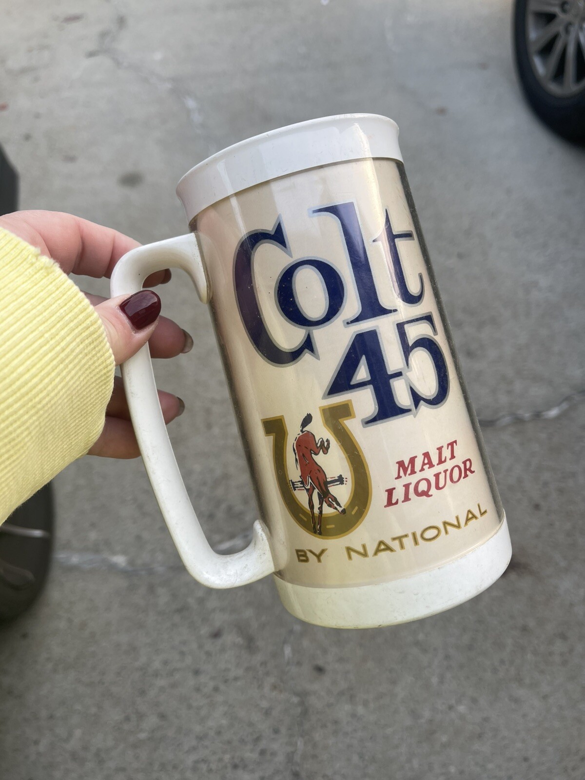 Vintage Colt 45 ML Thermo-Serv Mug by West Bend Retro Collectible