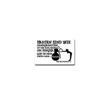Frauen sind wie Handgranaten Aufkleber Sticker Ring Finger Ehe 11x7cm#A3924