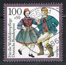 Lot 1698 Timbre Obli téré Mi. 55,- Allemagne BRD 1990-1999