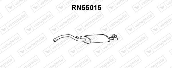 Silencieux arriere Renault 11 1.1, 1.2, 1.4, 1.6 D pot echappement terminal