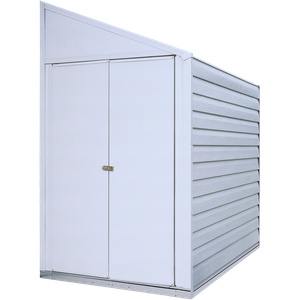 arrow storage products yardsaver steel storage shed, 4 ft